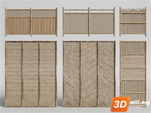 Folding screen Skp Files 